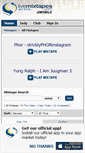Mobile Screenshot of mobile.livemixtapes.com