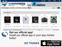 Tablet Screenshot of indy.livemixtapes.com